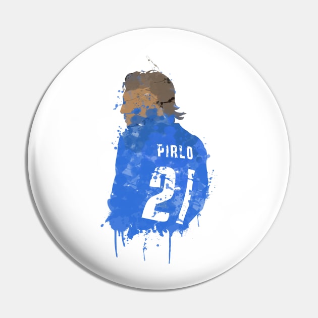 Andrea Pirlo - Italy Legend Pin by FootballArcade