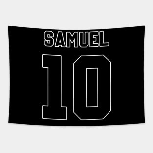 Curtis Samuel football Tapestry