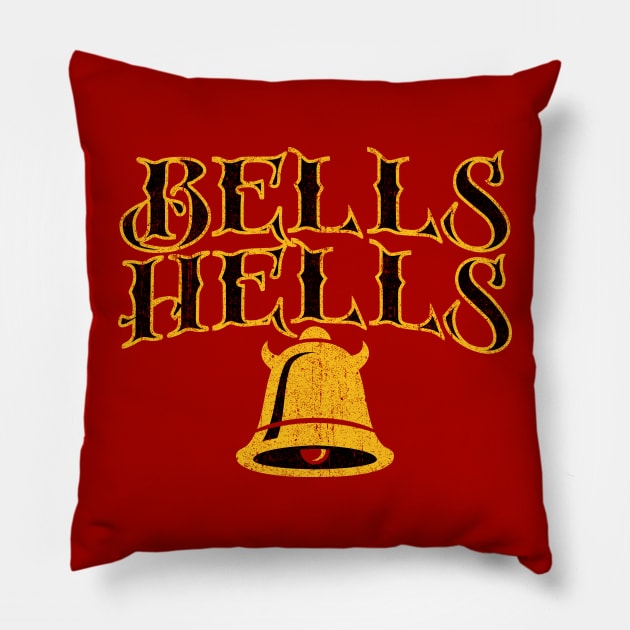 Bells Hells (Variant) Pillow by huckblade