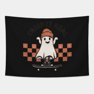 Creep It Real Ghost Tapestry