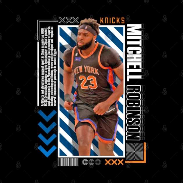 Mitchell Robinson Paper Poster Version 10 by art.Hamdan