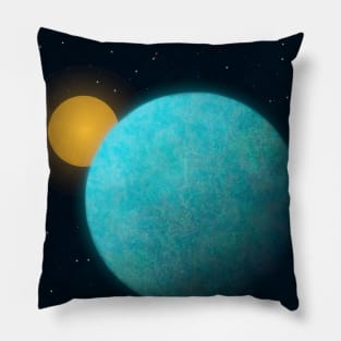A blue exoplanet Pillow