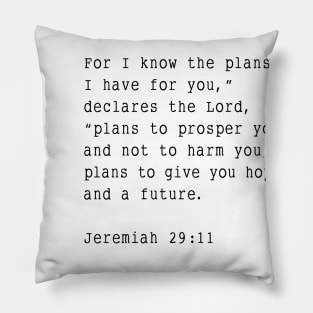 Jeremiah 29:11 Pillow