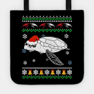 Sea Turtle Ugly Christmas Tote