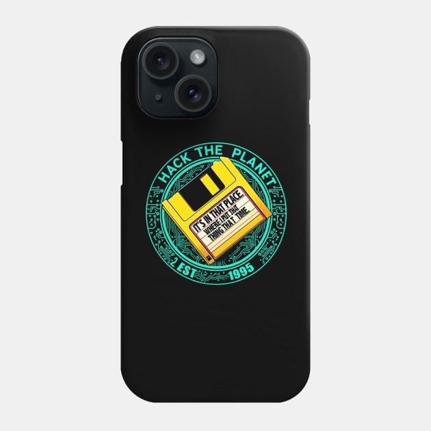 HACK the Planet Phone Case by JennyPool