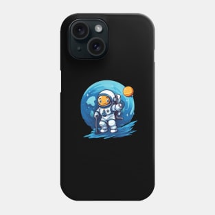 Cute Astronaut in space Phone Case