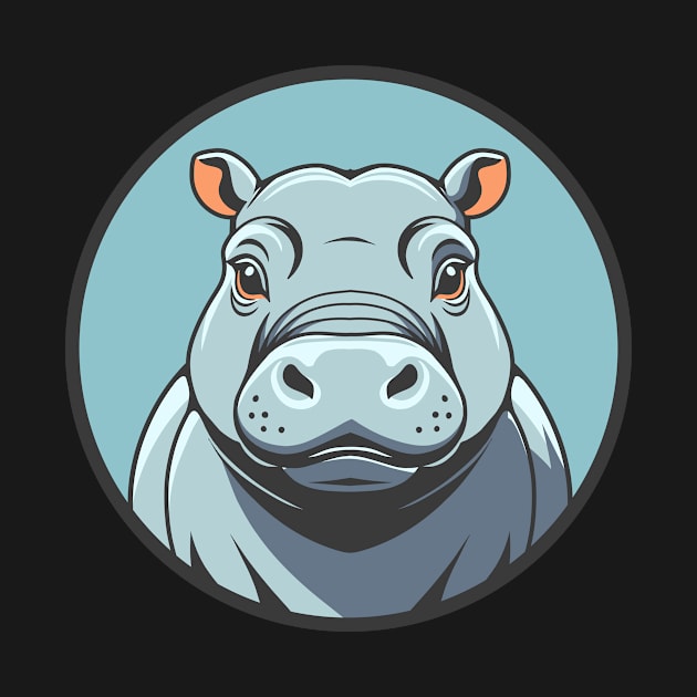 Cute Baby Hippo by milhad