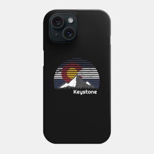 Keystone Colorado X Co Flag Mountain Phone Case