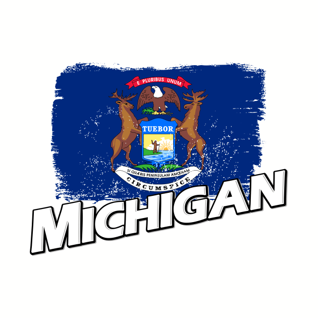 Michigan flag by PVVD