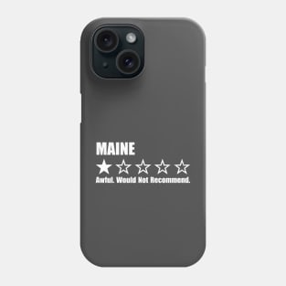 Maine One Star Review Phone Case