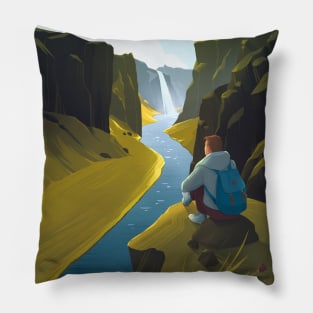 Travel to Iceland Pillow