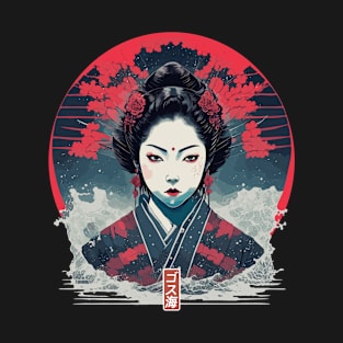 Japan Geisha Gothic T-Shirt