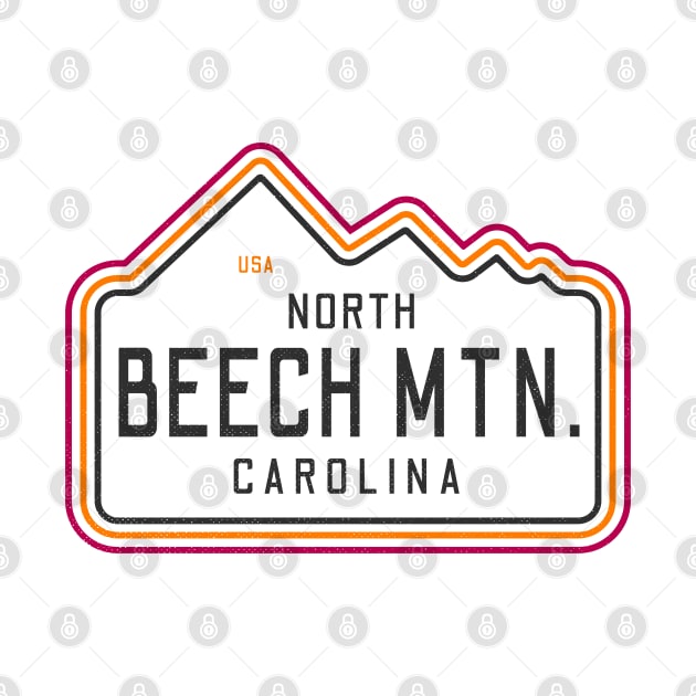 Visiting NC Mountain Cities Beech Mountain, NC Neon Range by Contentarama