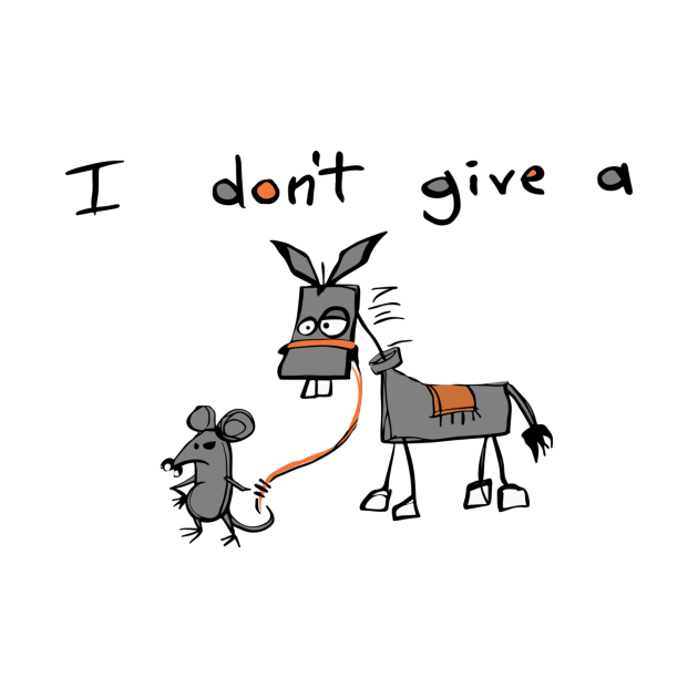 I Don't Give A Rats Ass by Arch City Tees