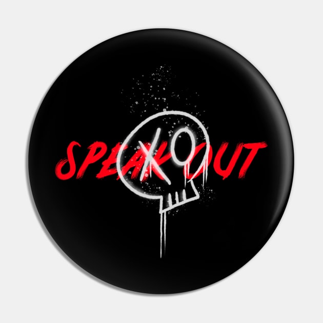 Speak out Pin by h-designz