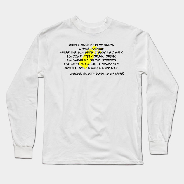 Bts English Lyrics Fire J Hope Suga