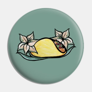 Elegant Taco With Flowers A La Carte Pin