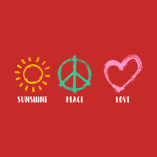 Sunshine Peace Love T-Shirt