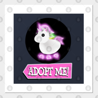 Adopt Me Posters And Art Prints Teepublic - denis daily roblox adopt me legendary unicorn