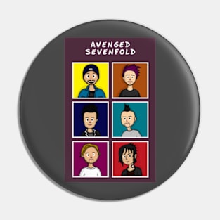 Avenged sevenfold design Pin