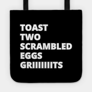 Made me some breakfast Tote