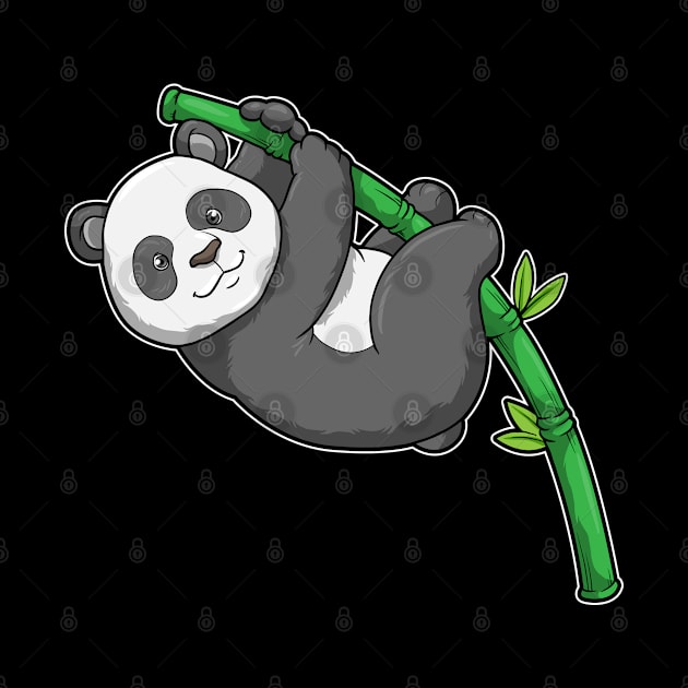 Panda with Bamboo by Markus Schnabel