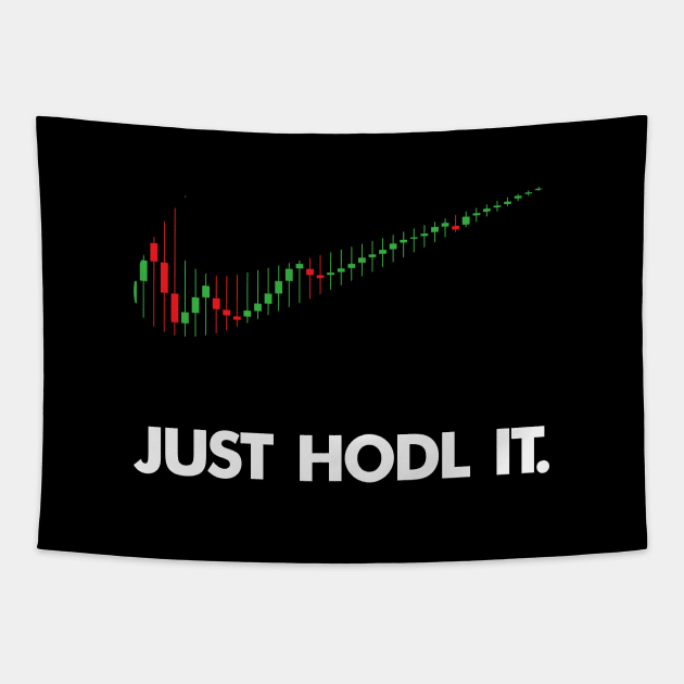 JUST HODL IT - CRYPTO COIN Tapestry by Pannolinno