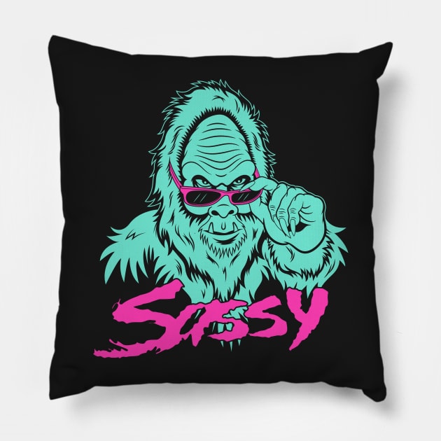 Did Somebody Say...Sassy? Pillow by wolfkrusemark