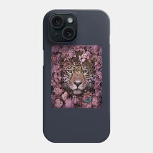 Tiger In Flowers Phone Case