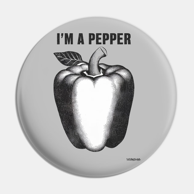 I really am a pepper Pin by Dizgraceland