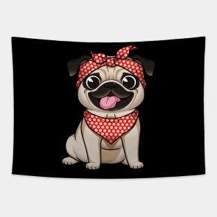 Pug-Mama: A Mother's Love in a Precious Pug Package Tapestry