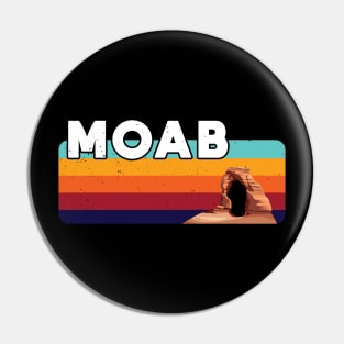 Moab Utah Nature Hiking Mountains Outdoors Vintage Pin