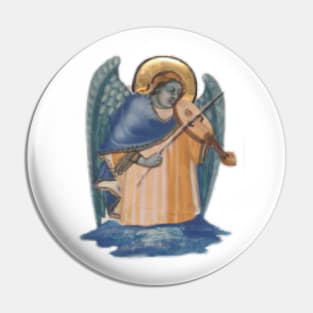 Tiny Violin Angel Pin