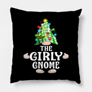 The Girly Gnome Christmas Matching Family Shirt Pillow