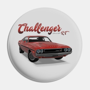 Challenger RT Orange front Pin