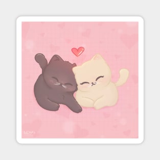 Sweet Love Cats Magnet