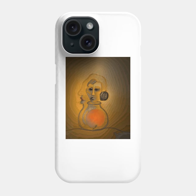 Genie Out Of The Bottle: Eve, Painted Phone Case by Sarah Curtiss