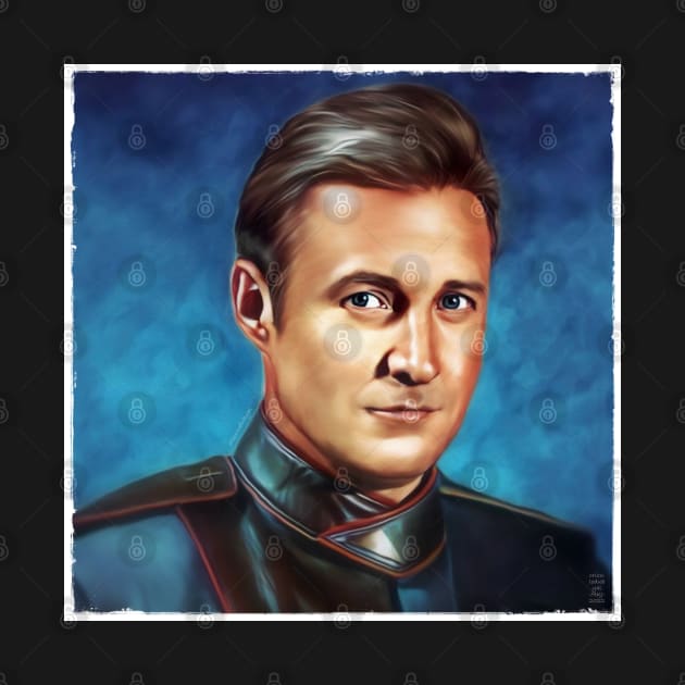 Babylon 5 Sheridan Blue Portrait by OrionLodubyal