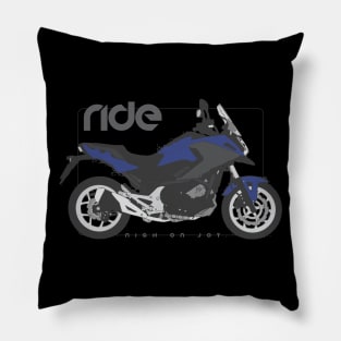 Ride nc750x blue/black Pillow