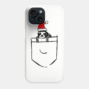 Santa Pocket Sloth New Year Edition Phone Case