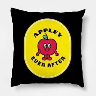 Appley Ever After - Apple Pun Pillow