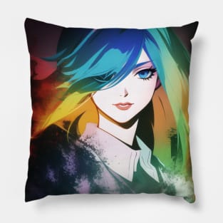 Pop Art Girl Pillow