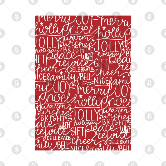 Christmas Handwritten Words and Greetings by Designedby-E