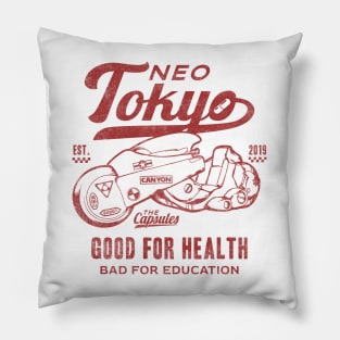 Neo Tokyo Kaneda Bike The Capsules Biker Gang Pillow