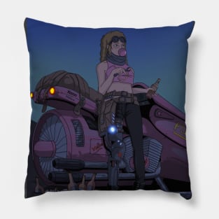 Cyberpunk Girl Pillow