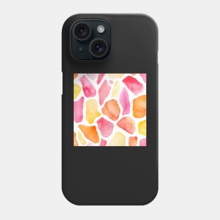 Whimsical Watercolour Giraffe Print Phone Case