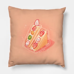 Fruit Bunny Sandwiches Pillow