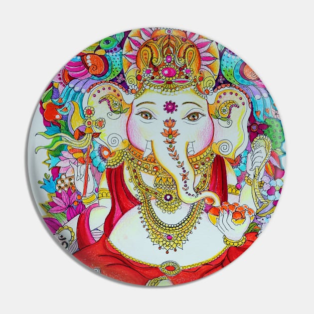 Ganesha Pin by CATS ART