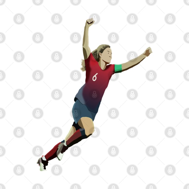 Norway's Captain Maren Mjelde by Webbed Toe Design's