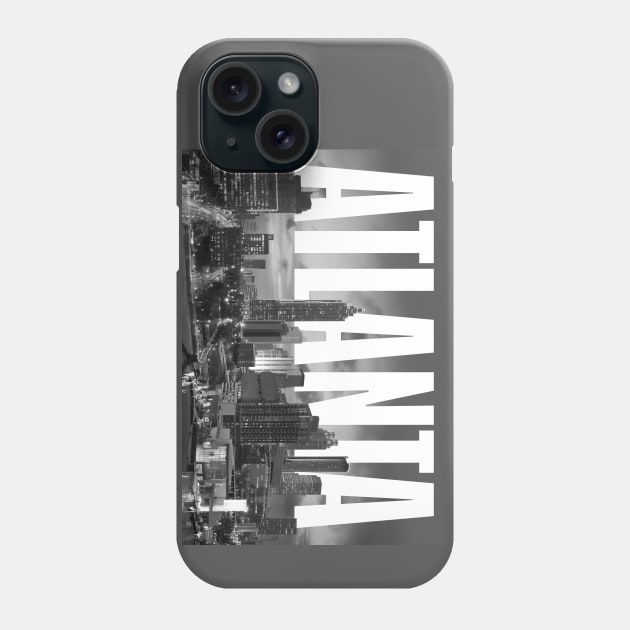 Atlanta Cityscape, Phone Case by PLAYDIGITAL2020